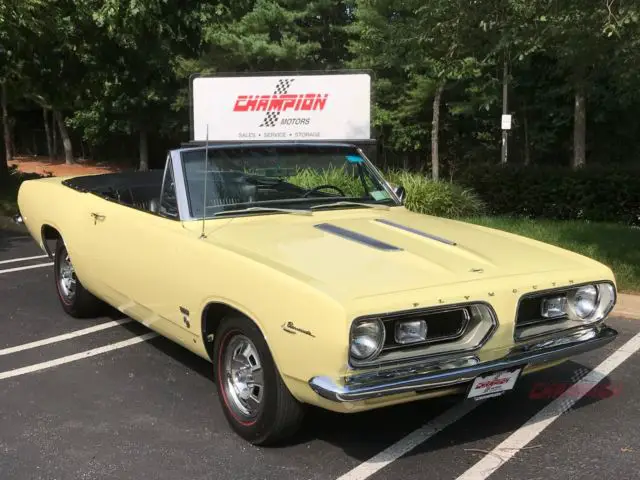 1967 plymouth barracuda formula s 32777 miles 4 speed manual