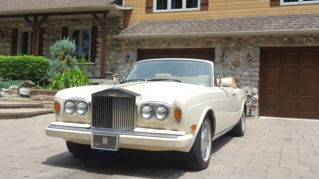 1989 rolls-royce corniche ii drophead like new