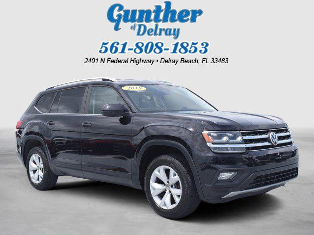 2018 volkswagen atlas 2.0t se w/technology