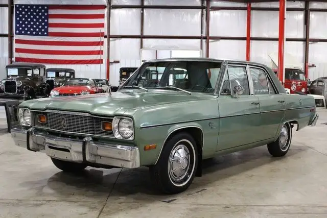 1976 plymouth valiant 34429 miles green sedan 6 cylinder automatic