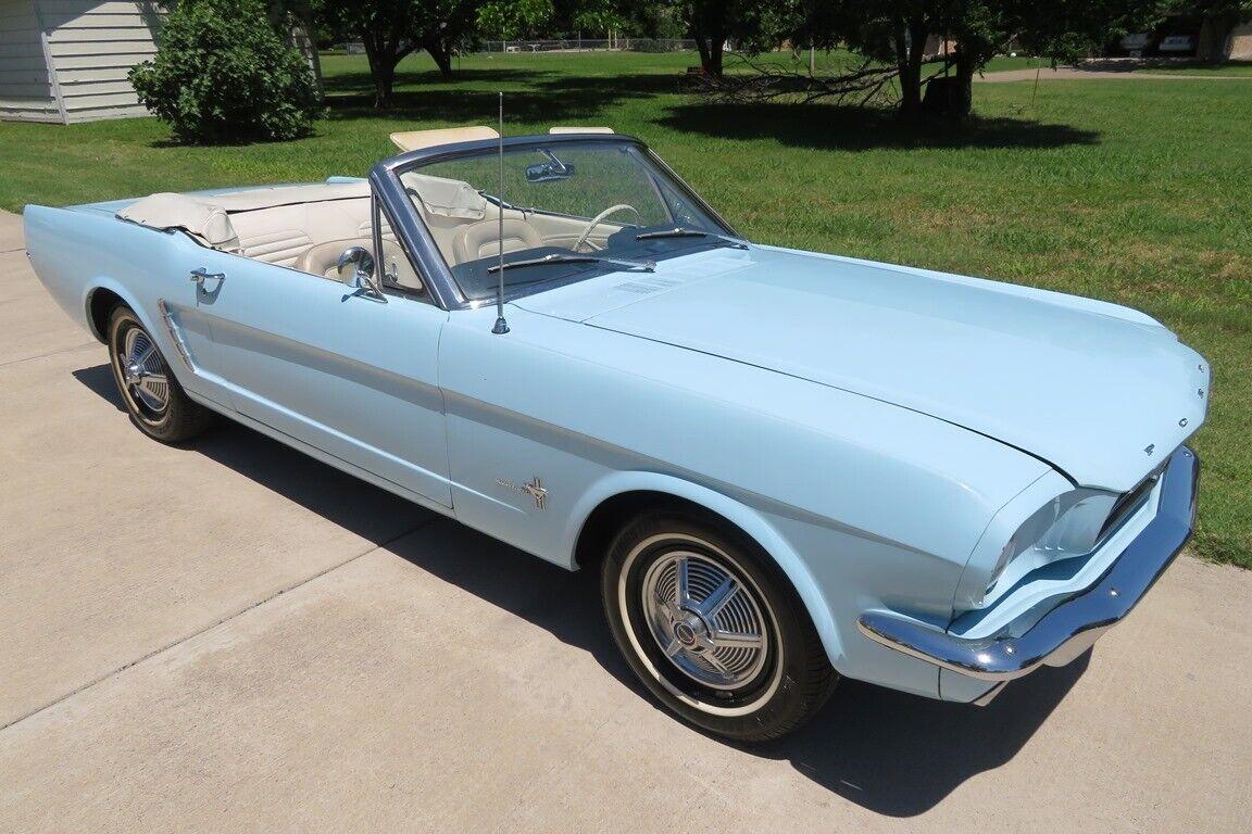 1965 ford mustang 170 convertible - automatic - free shipping