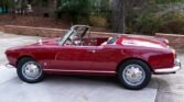 1962 alfa romeo giulietta spider 5-speed