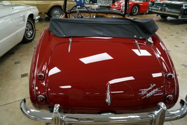 1963 austin-healey 3000 mk ii 9999 miles tartan red