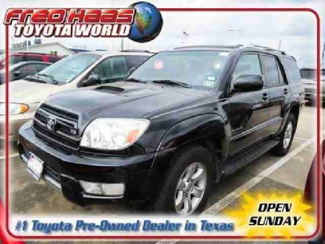 2004 toyota 4runner sr5 sport edition sunroof cruise control one owner in spring, tx
