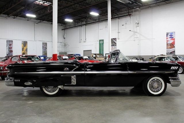 1958 chevrolet impala 3 miles black convertible 348 v8 power-glide
