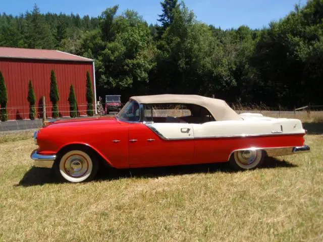 rare 1955 pontiac star chief 2-door convertible - includes many nos accessories
