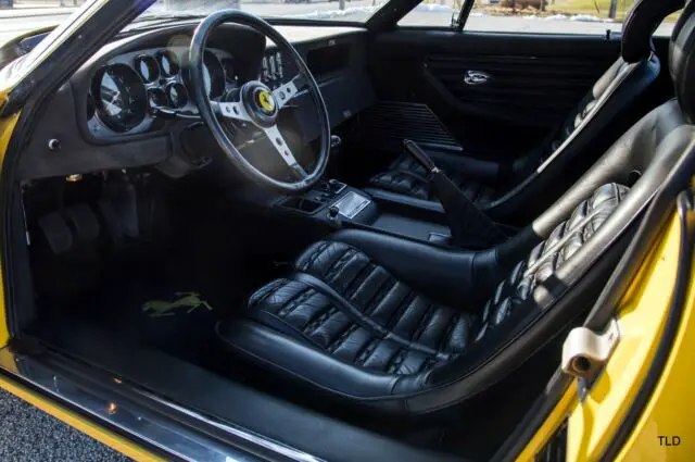 1971 ferrari 365 gtb-4, yellow with 35350 miles available now!