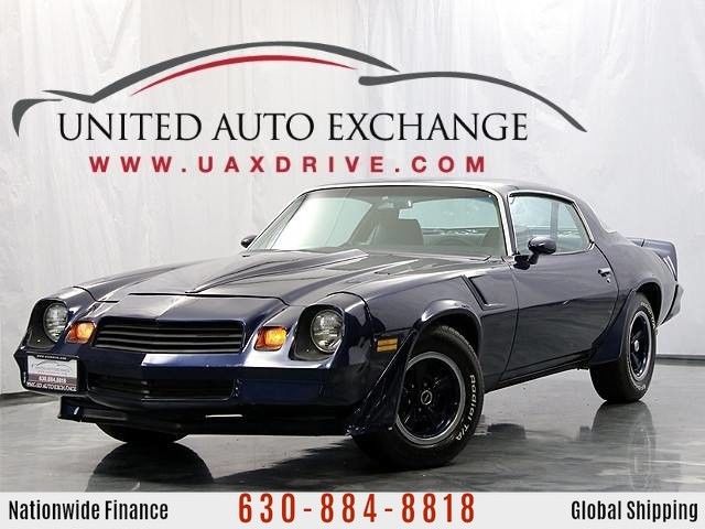 1980 chevrolet camaro z28 24509 miles blue coupe automatic