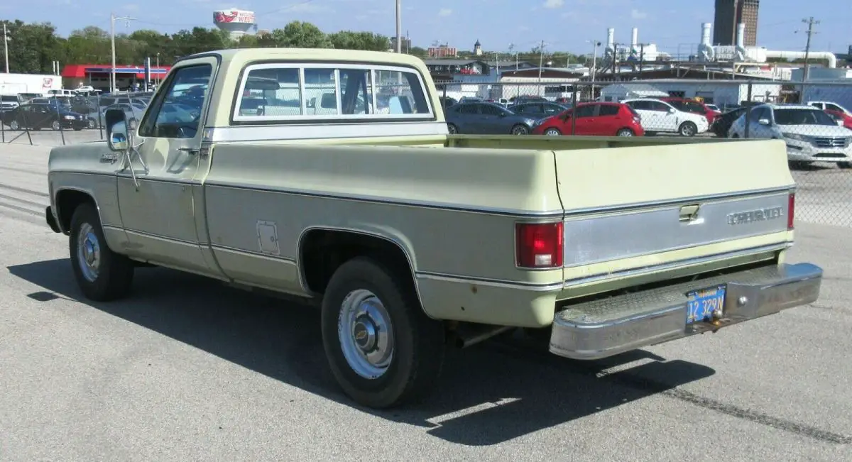 1973 chevrolet c20 camper special 454, holley sniper efi, squarebody truck