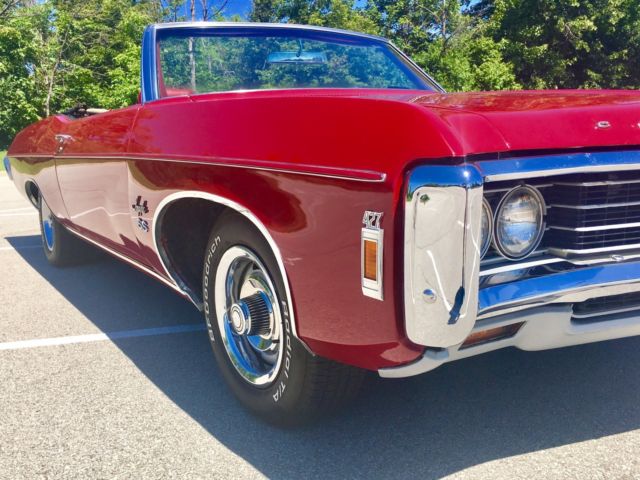 1969 chevrolet impala ss 427 v8 convertible four speed manual no reserve