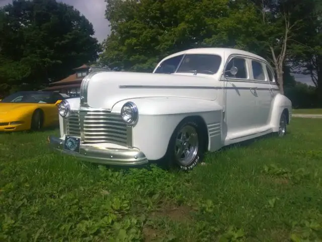 1941 pontiac silver streak new pearl white red interior