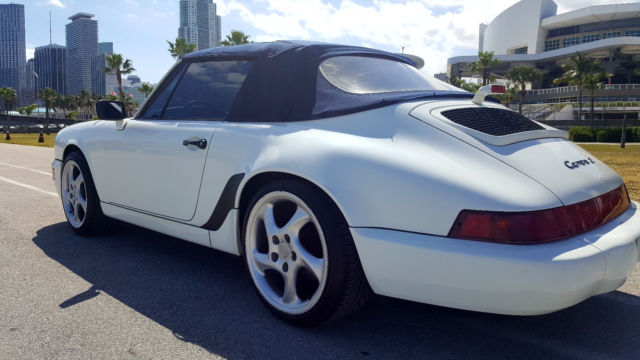 1991 porsche 911 carrera 2 c2 convertible 964 tiptronic cabriolet sport classic