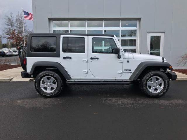 certified 2015 jeep wrangler 4wd unlimited sport eugene, or 97401 for sale in college crest, oregon