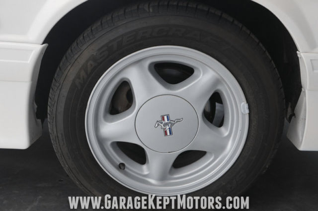 1993 ford mustang gt convertible white 5.0l v8 119,437 miles