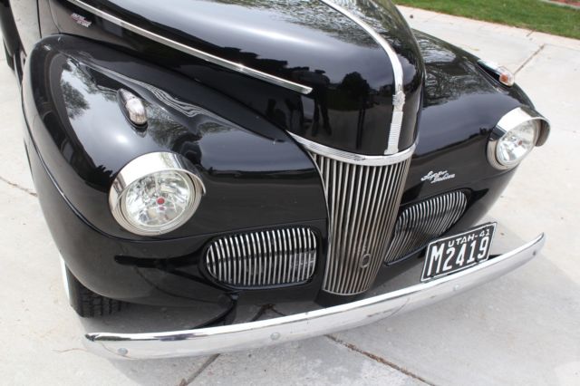 ford super deluxe 2 door coupe hot rod sbc a/c bomber mustang ii 9" show driver