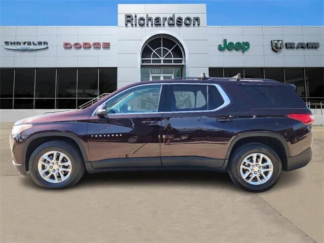 2021 chevrolet traverse lt leather