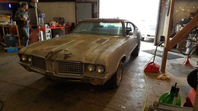 no reserve- 1972 olds cutlass s 350/350 clear kansas title 620-605-8886