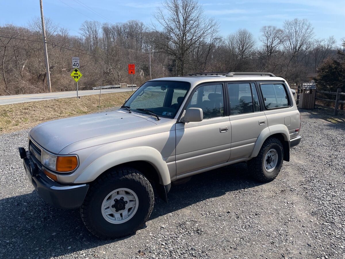 1991 toyota land cruiser suv brown fj80