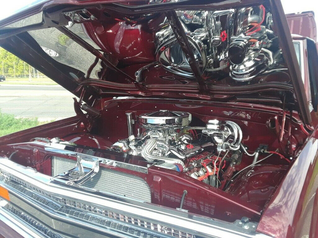 1969 chevrolet c-10 transformer 454 v8 412 mi 4-spd auto rwd leather int holley