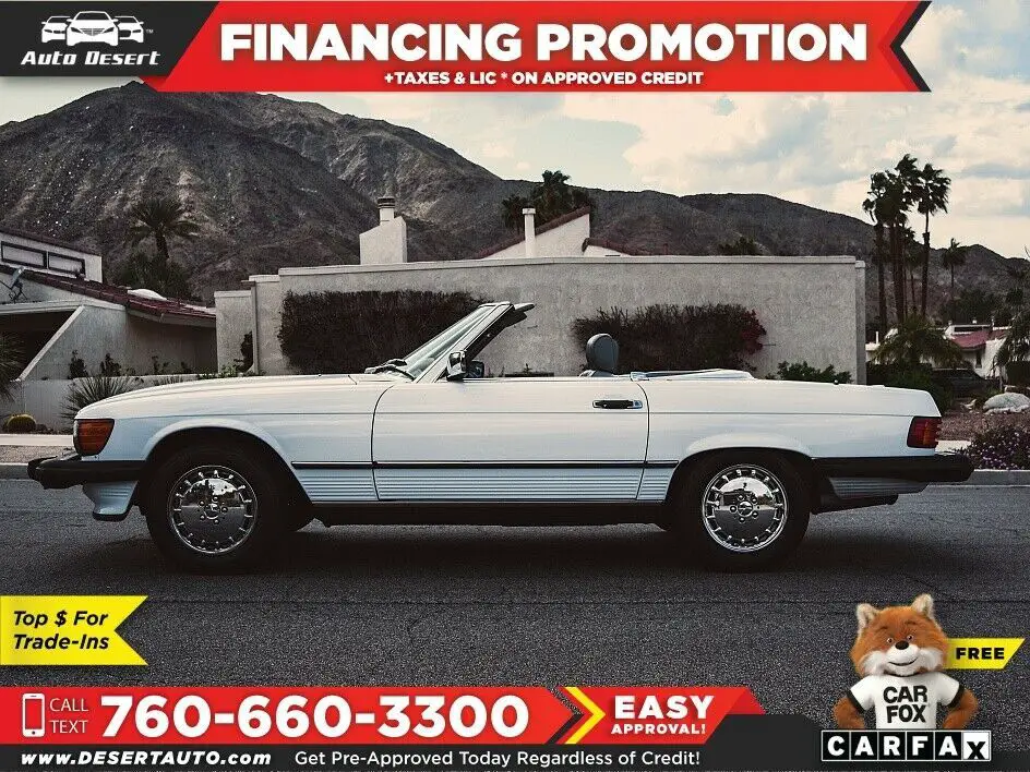 1989 mercedes-benz 560 series one owner 560sl