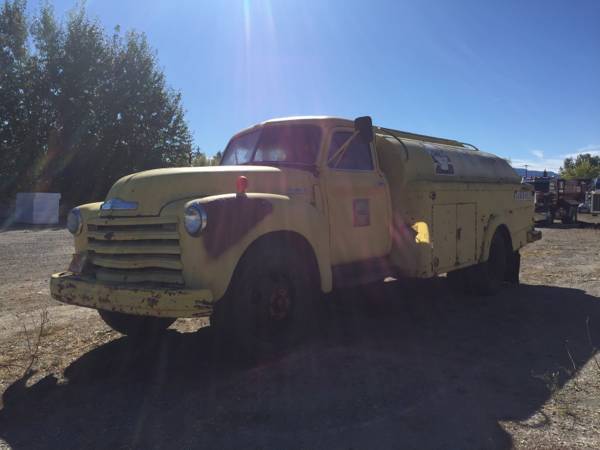 no reserve 1948 chevrolet loadmaster deluxe 5 window shell oil fuel truck chevy