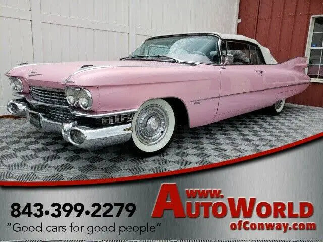 1959 cadillac eldorado convertible pink elvis 59 we finance we ship global