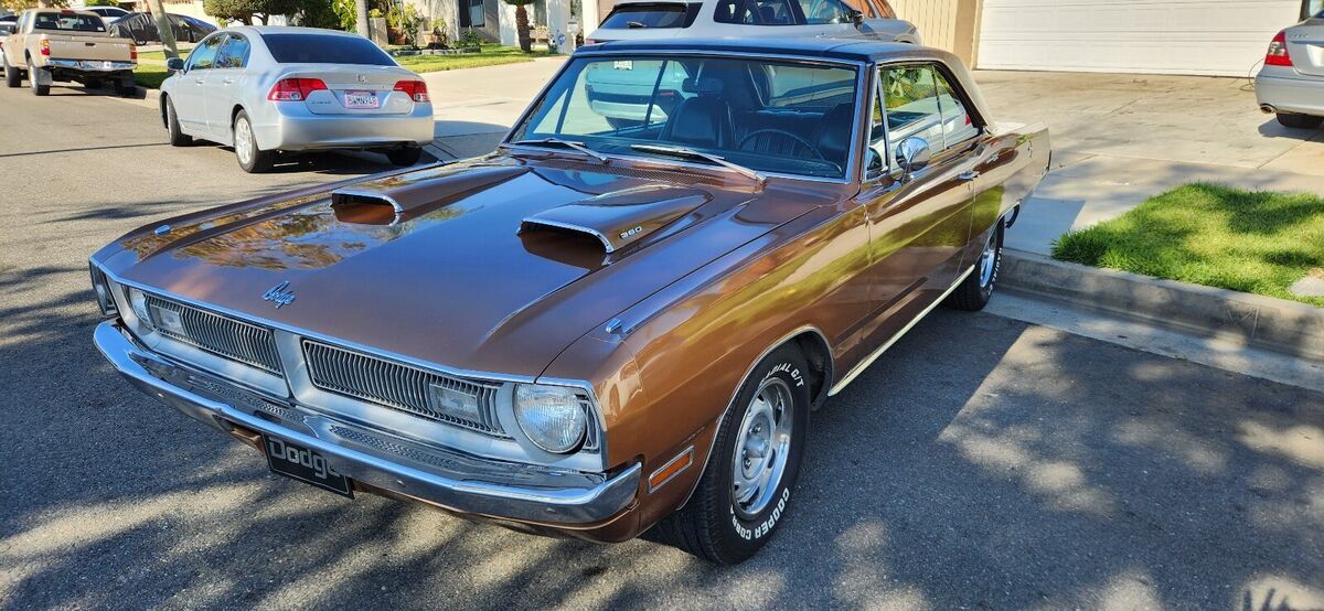 1970 dodge dart coupe brown