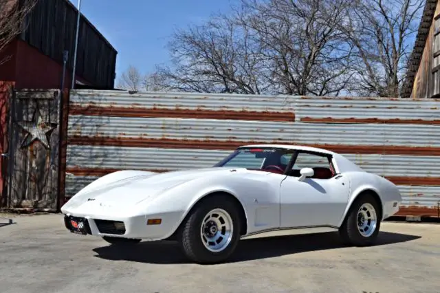 77 l82, m21 4 speed, white / red, a/c, new interior