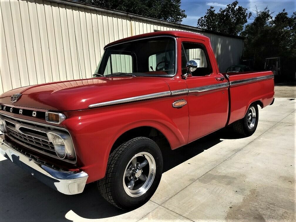 1966 ford f-100 2wd short bed v8 75 pics! nice!! l@@k!
