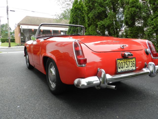 1962 austin-healey mkii sprite roadster