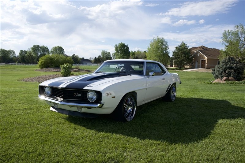 1969 chevrolet camaro coupe supercharged ls-powered