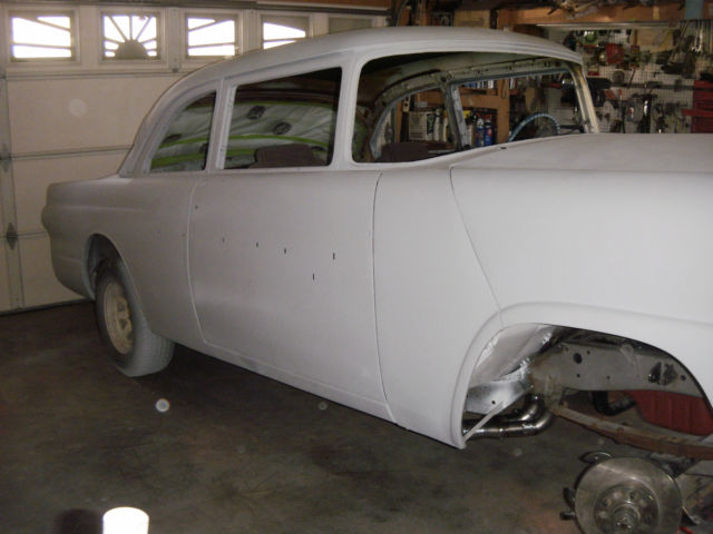 55 ford gasser 430 lincoln powered old skool