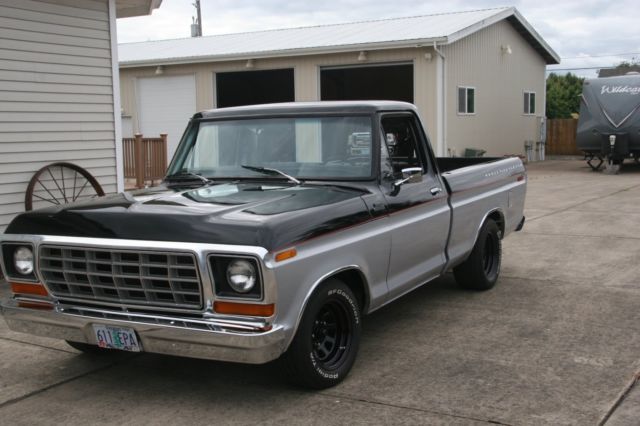 1978 ford f100 swb custom harley-davidson no reserve auction restored in & out