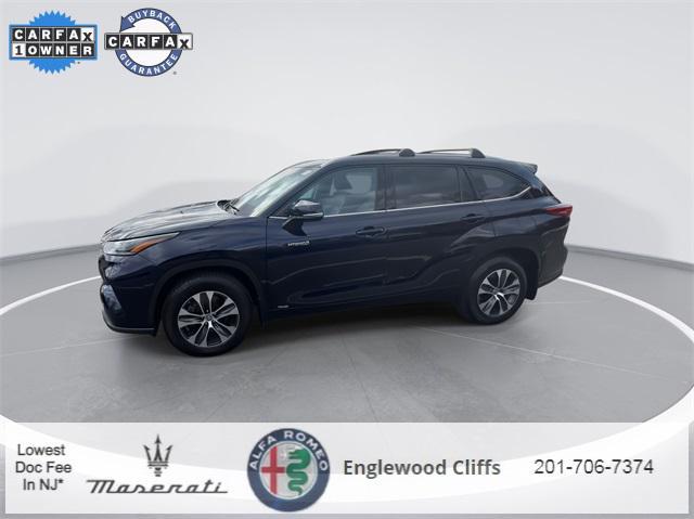 2021 toyota highlander hybrid xle