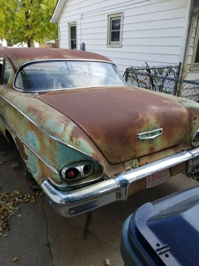 1958 chevrolet delray coupe green rwd manual delray yeoman l6