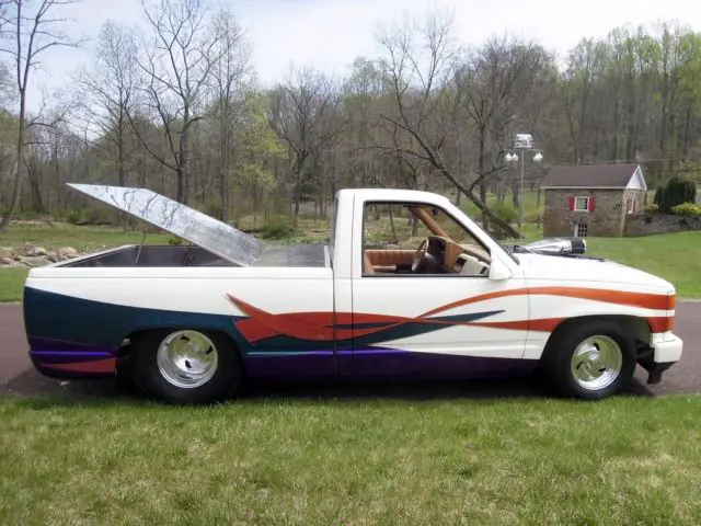 1990 (502) nasty 454 ss pickup complete custom pro street truck hot rod rat show