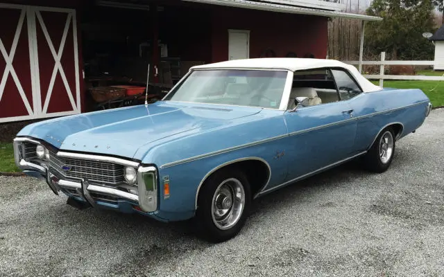 1969 impala 427 convertible ls1 335 hp m40 turbo 400 numbers matching gm canada