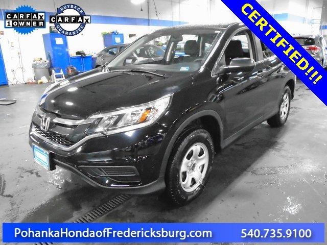 certified 2016 honda cr-v awd lx fredericksburg, va 22406 for sale in fredericksburg, virginia