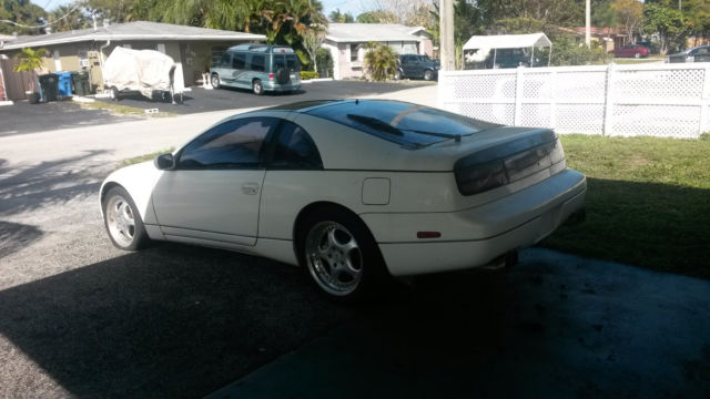 1990 nissan 300zx 2+2 z32 project white tan leather lots of new parts