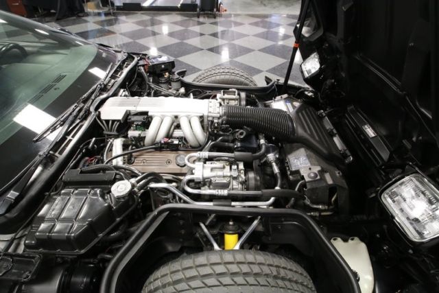 1991 chevrolet corvette 114580 miles black convertible 350 tpi 4 speed automati