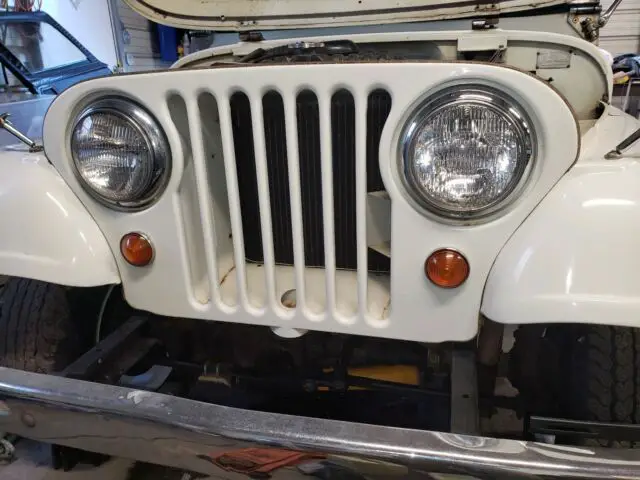 1964 jeep cj-5 white 4wd manual tuxedo park mark 4
