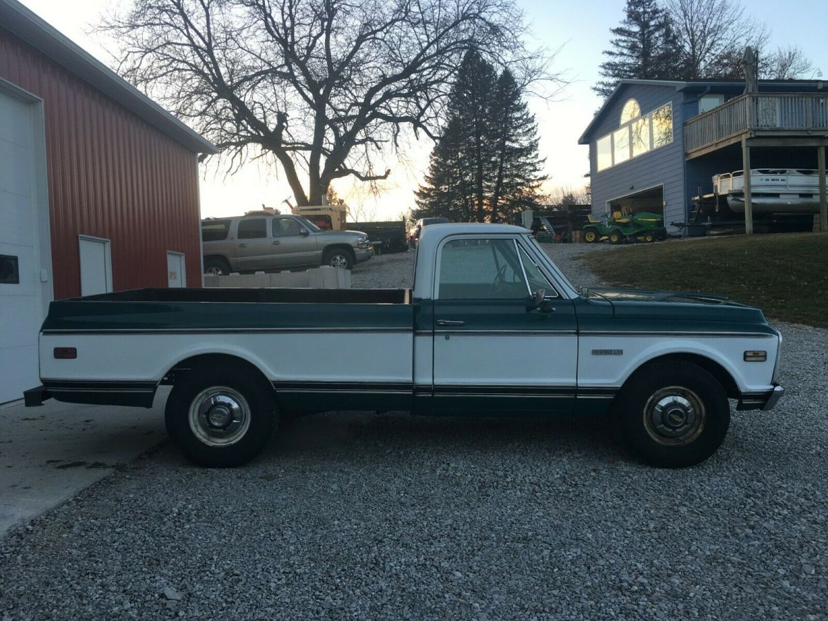1972 chevy k20 cheyenne truck long box new 350 crate motor