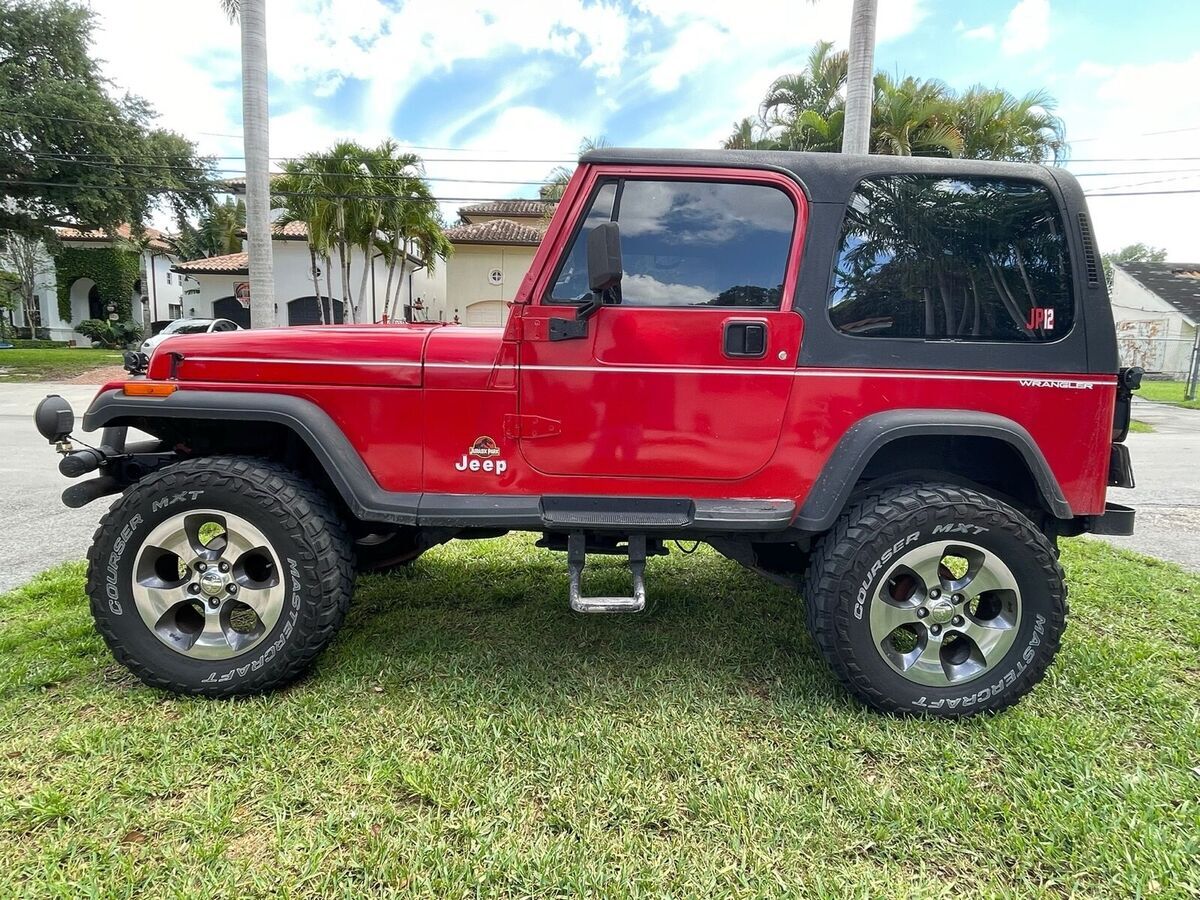 1994 jeep wrangler / yj suv red se