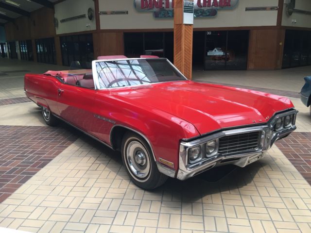 1970 buick electra 225 red convertible