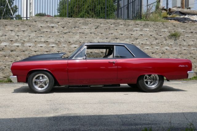 1965 chevrolet chevelle, black/red pearl with 50 miles available now!