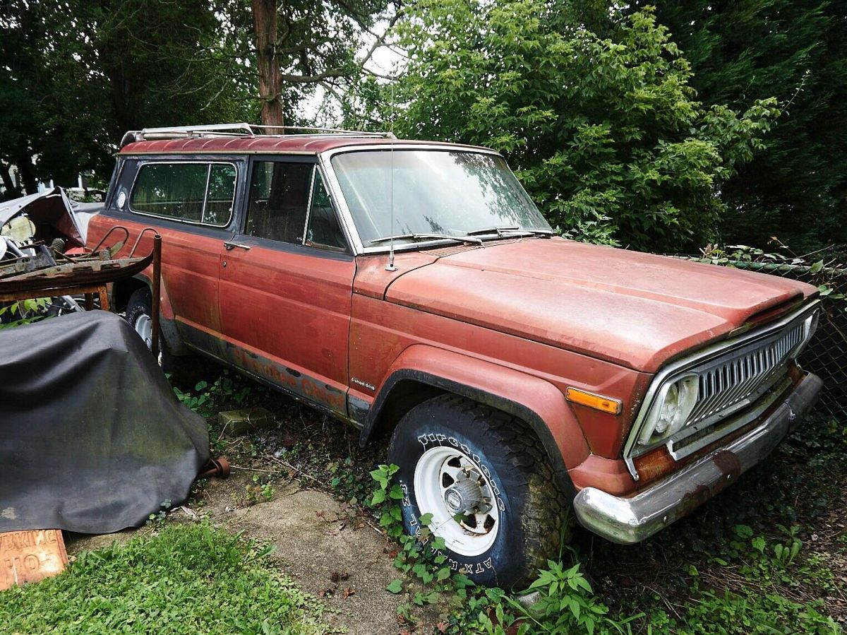 1978 autumn red metallic jeep cherokee 2-door s package (indian head) -phila, pa