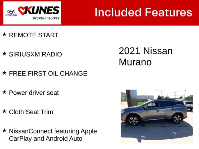 2021 nissan murano sv intelligent awd