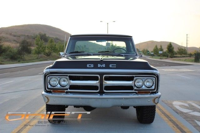 rotisserie restoration, chevrolet, k10, rare black on black 4x4