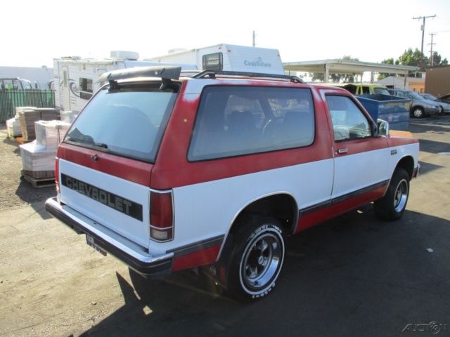 1987 chevrolet s-10 blazer used 2.8l v6 12v automatic no reserve