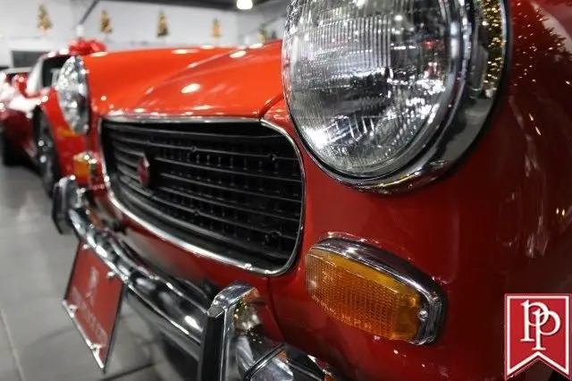 1973 mg midget roadster 0 red